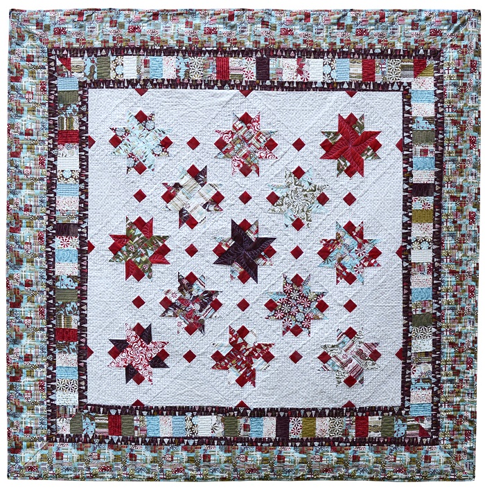 Lucky Star Quilt for Christmas
