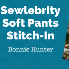 Bonnie Hunter of Quiltville Sewlebrity Soft Pants Stitch-In
