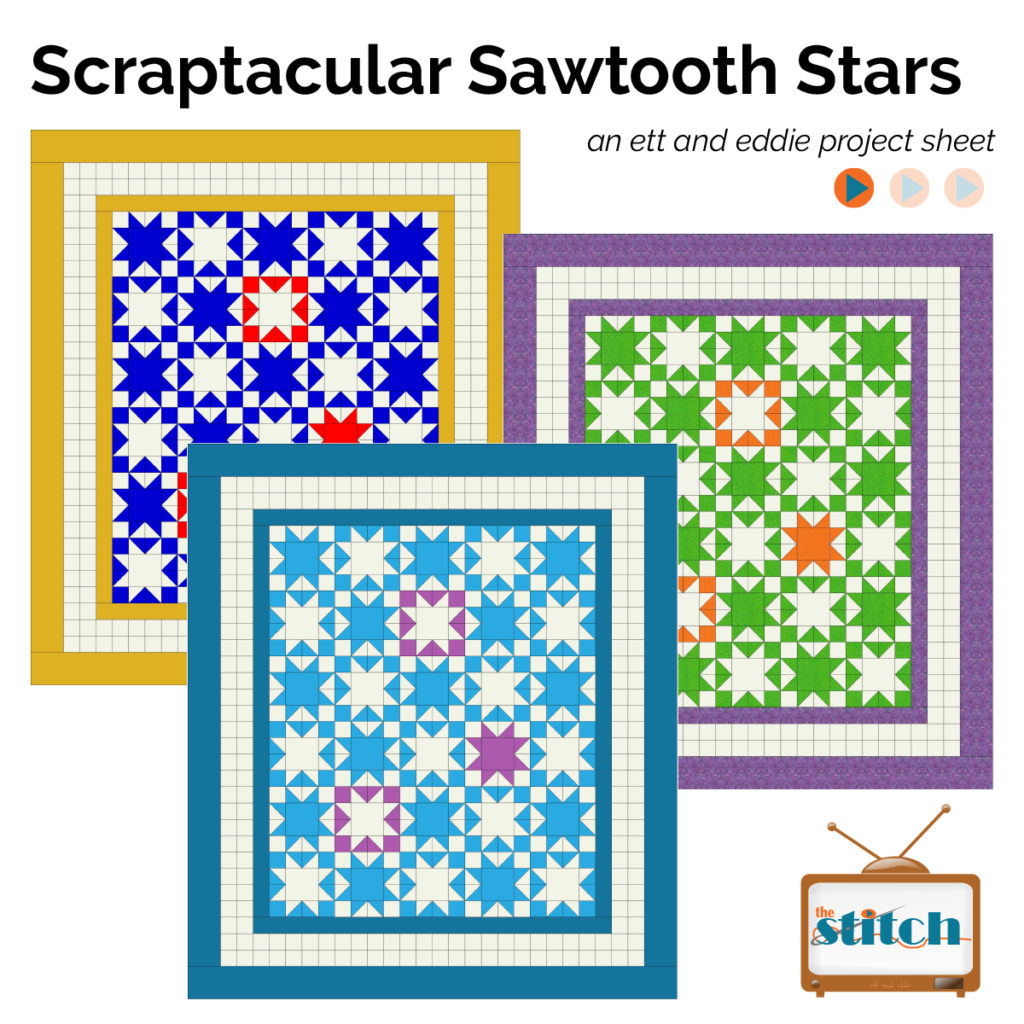 sawtooth star quilt pattern