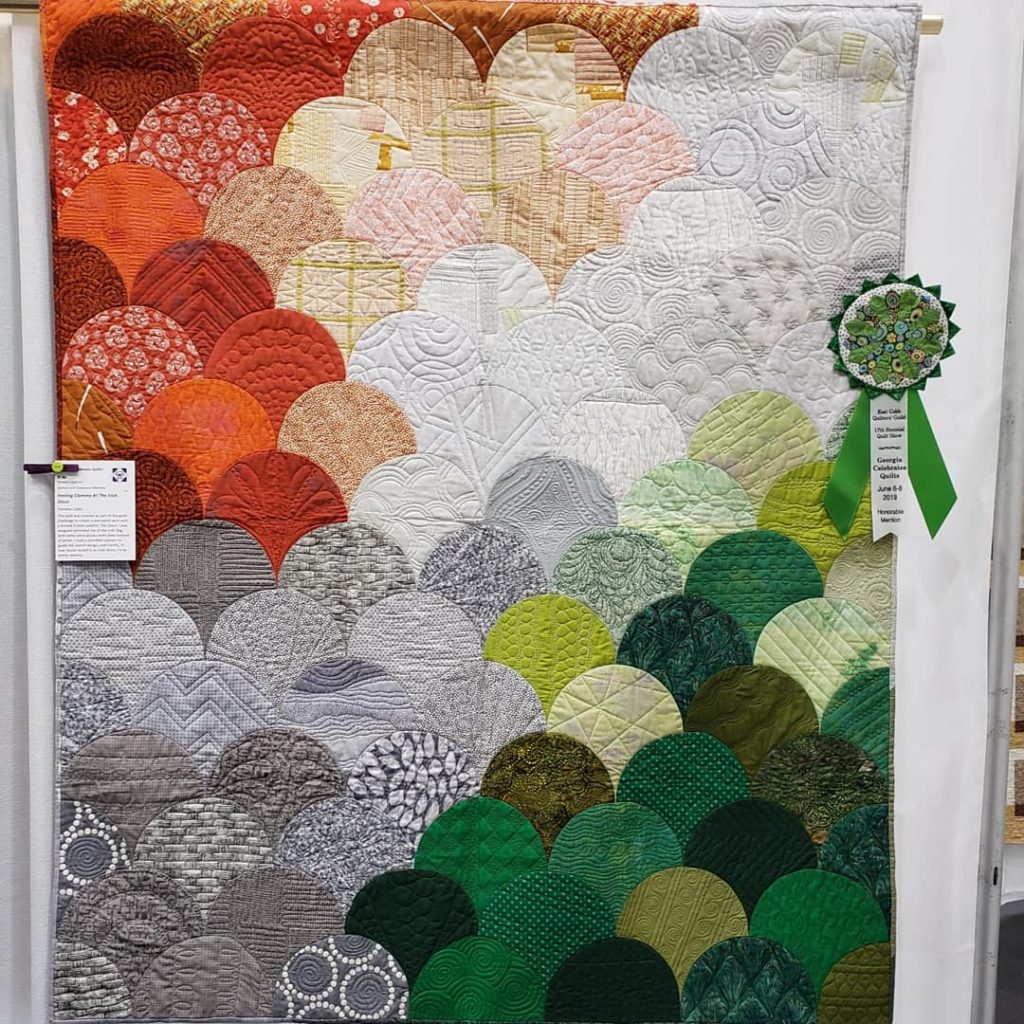 Feeling Clammy at the Irish Disco Quilt