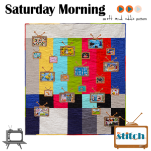 PA-125 Saturday Morning Retro Television Quilt Pattern